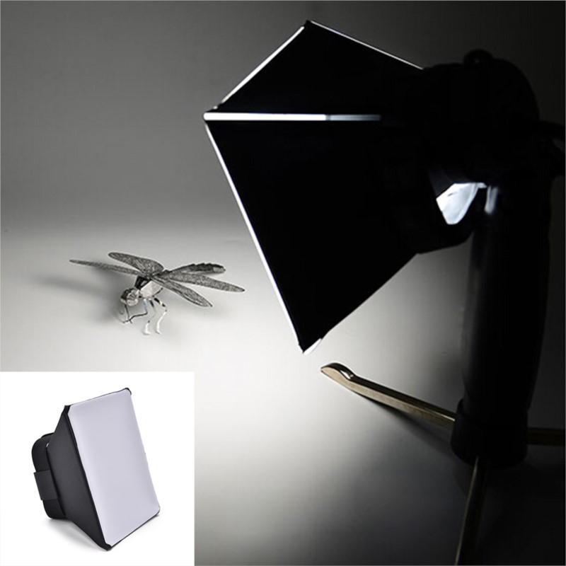 Universal Portable Flash Diffu - مراجعة Macro Photography Lighting Kit وسعره