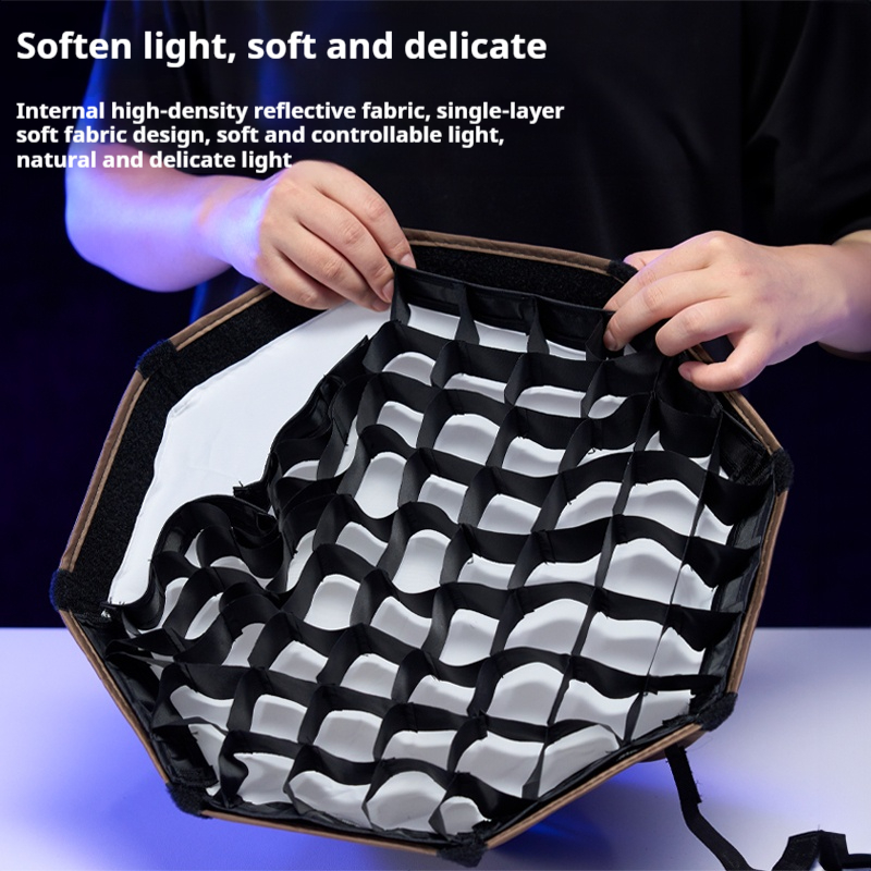 30cm Octagon Umbrella Softbox  - مراجعة Photography Lighting Grid وسعره
