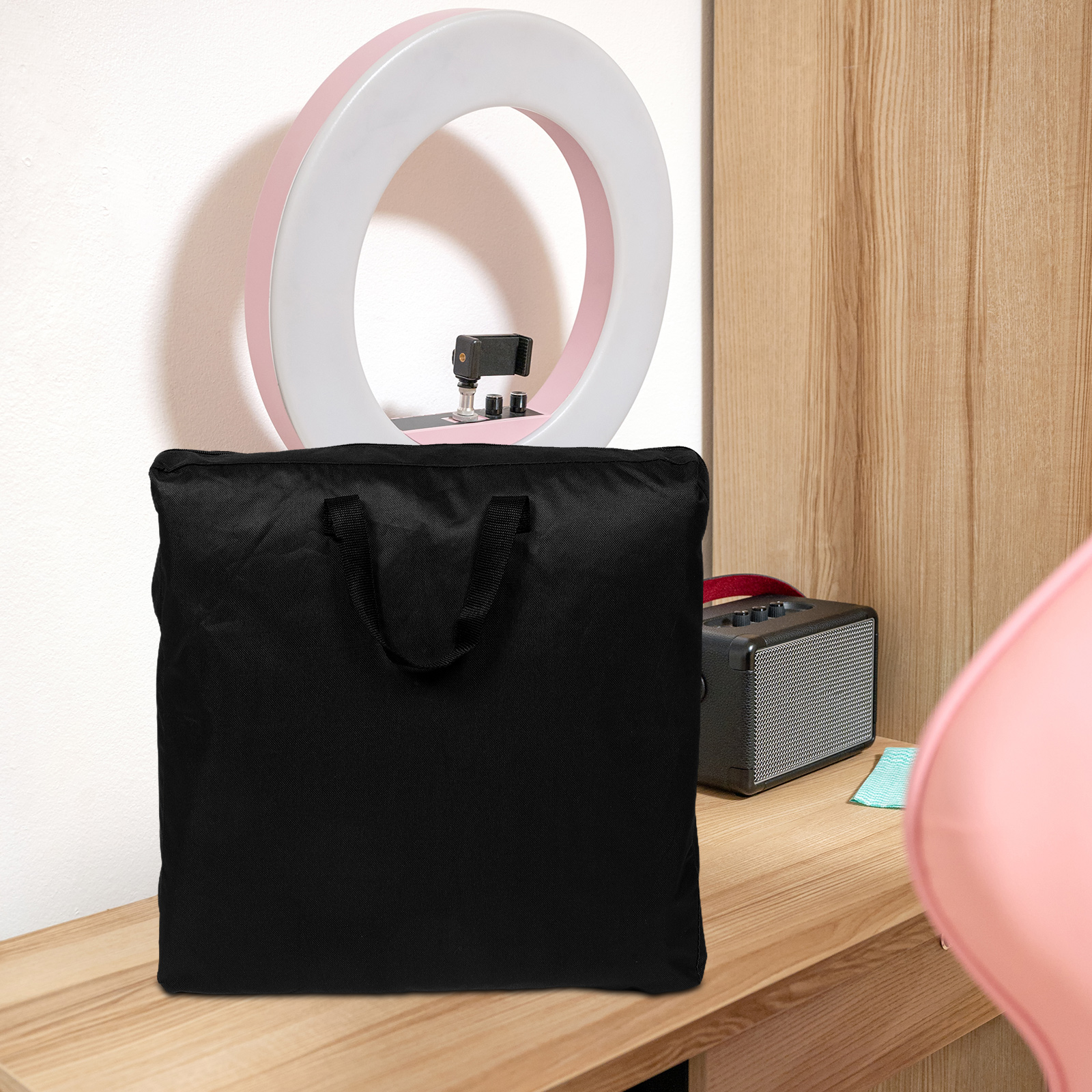 For 18-Inch Ring Light Portabl - مراجعة Photography Lighting Case وسعره