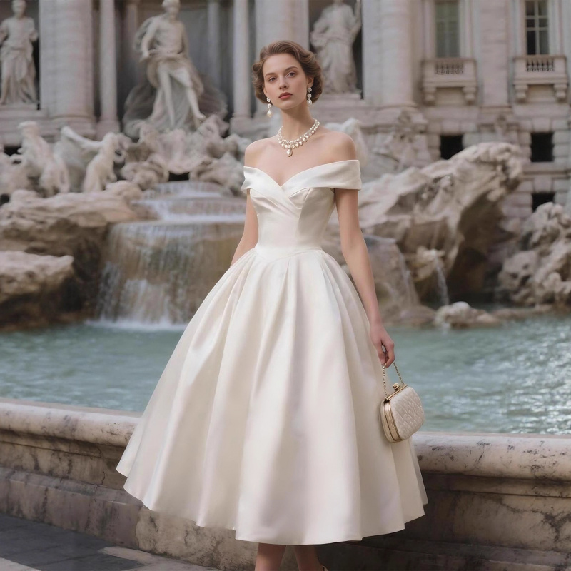 White off-shoulder strapless l - مراجعة Photography Lighting Style وسعره
