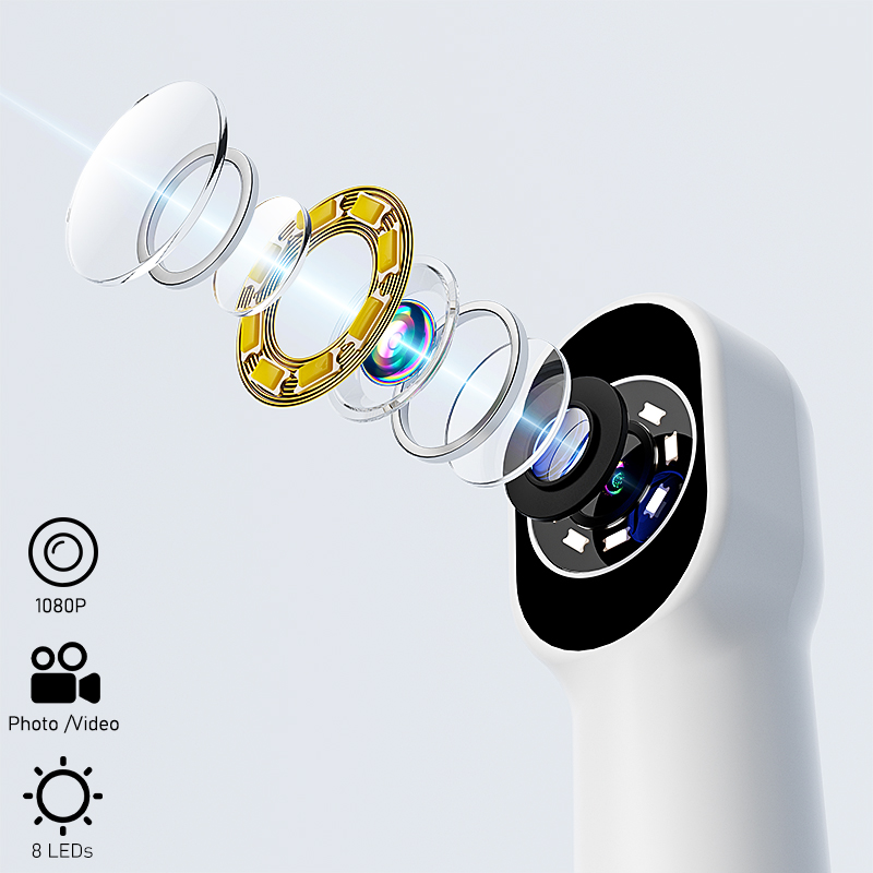 Visual Wireless Oral Camera fo - مراجعة Macro Photography Led Lighting وسعره