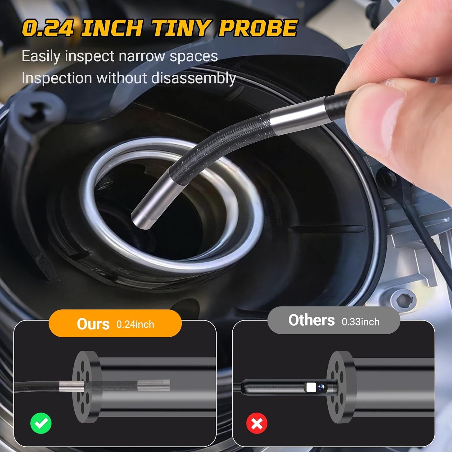 Endoscope Camera with Light 3. - مراجعة Macro Photography Led Lighting وسعره