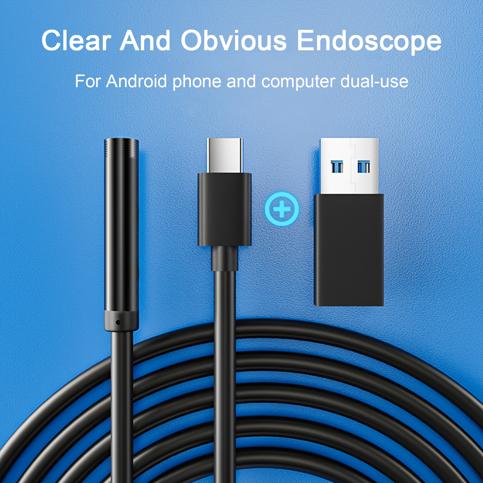 Type-c 5.5/7mm Endoscope Scope - مراجعة Macro Photography Led Lighting وسعره