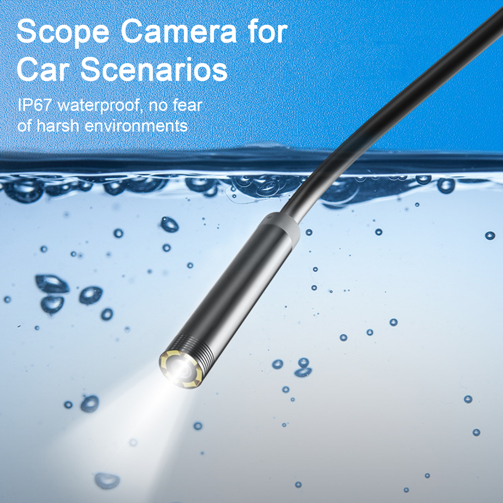 Type-c 5.5/7mm Endoscope Scope - مراجعة Macro Photography Led Lighting وسعره