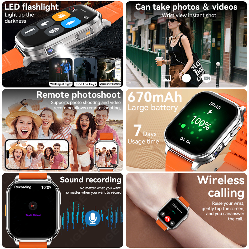 LIGE 2026 Camera Smart Watch M - مراجعة Photography Lighting Gel وسعره