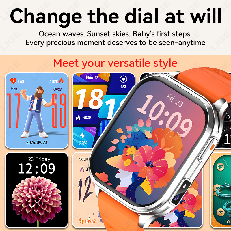 LIGE 2026 Camera Smart Watch M - مراجعة Photography Lighting Gel وسعره