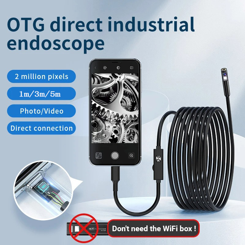 Single/Dual Lens Endoscope Cam - مراجعة Macro Photography Led Lighting وسعره
