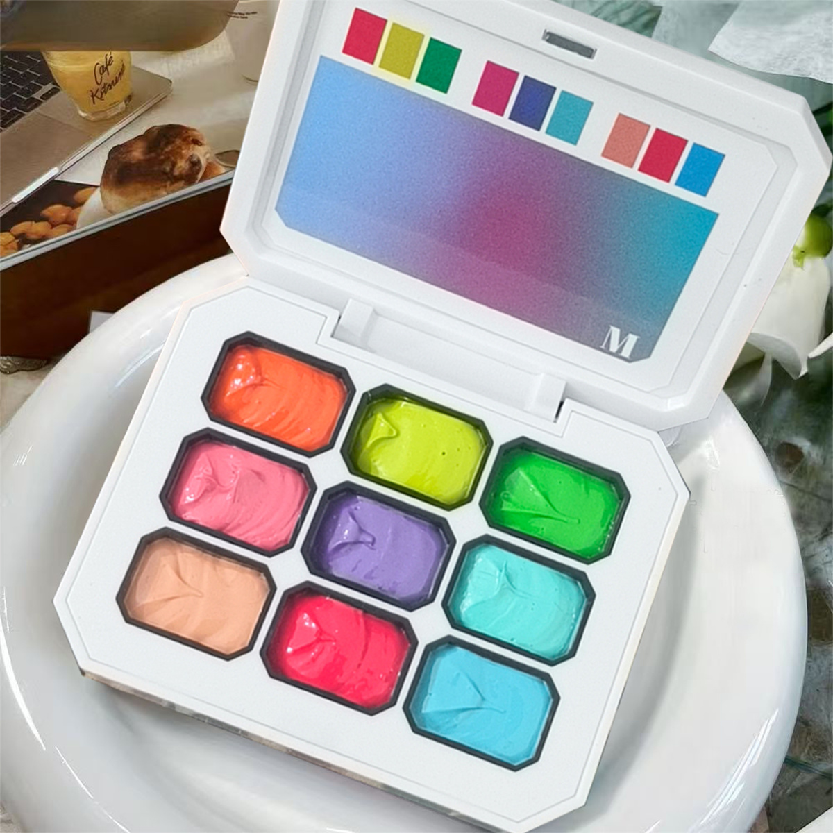 1pc 9-color solid nail polish  - مراجعة Photography Lighting Gel وسعره