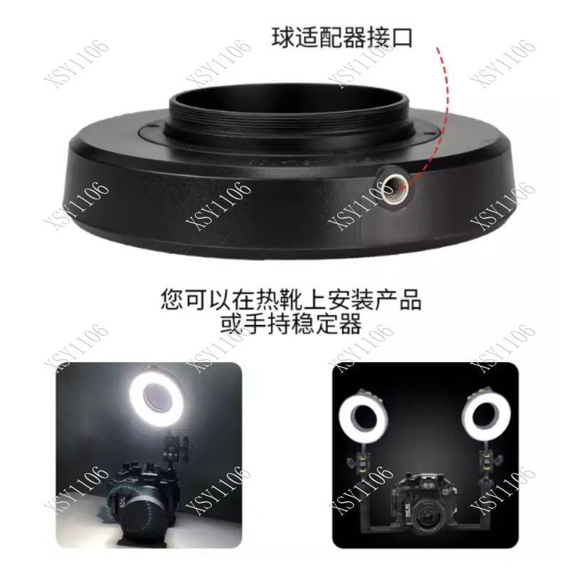 RGB LED Underwater Diving Flas - مراجعة Macro Photography Led Lighting وسعره