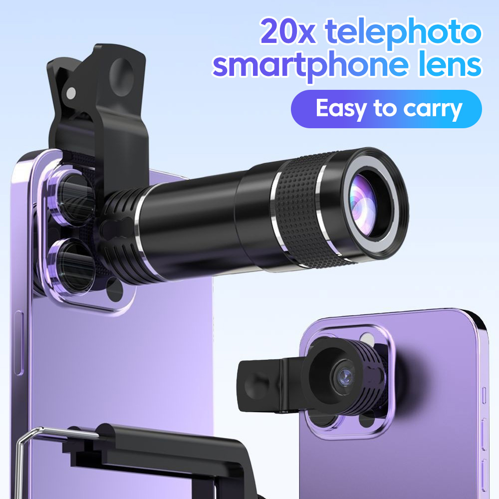 Universal 20x Telephoto Phone  - مراجعة Photography Lighting Definition وسعره