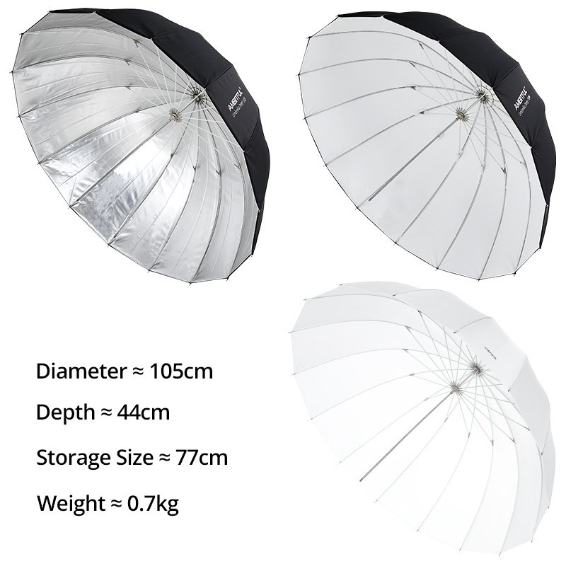 AMBITFUL 105cm 130cm 160cm Dee - مراجعة Parabolic Umbrella Deep وسعره