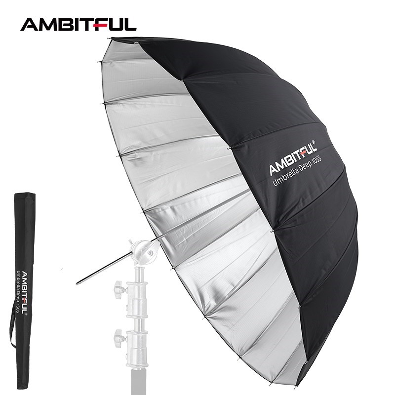 AMBITFUL 105cm 130cm 160cm Dee - مراجعة Parabolic Umbrella Deep وسعره